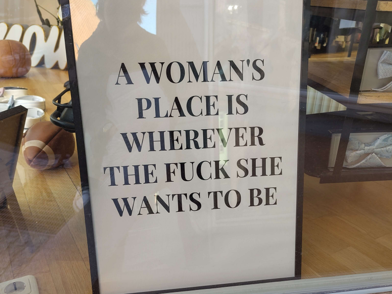 A womans place